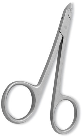 Cuticle Nipper, Scissor Handle. Mirror Finish